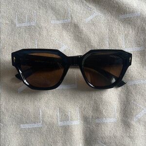 Brown modern sunglasses